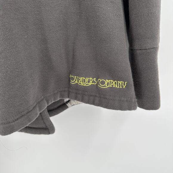 Fox Racing Womens Hoodie Jacket‎ Size M Gray Double Breasted Moto Streetwear - Picture 10 of 11